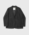 23AW Bonjour Cashmere Jacket (Heather Charcoal)
