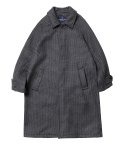 런던트레디션(LONDONTRADITION) Inverted Pleats Wool Coat - Grey DT A44