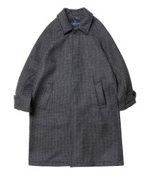 Inverted Pleats Wool Coat - Grey DT A44