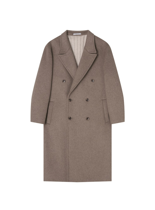 Оверсайз дабл-корт из шерсти Beige