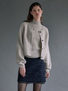 [SET] Lambs Wool Knit Cardigan + Turtleneck SS3WP464-9L