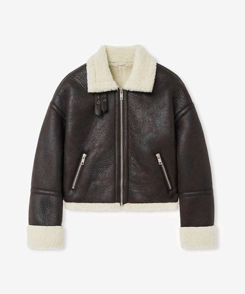 bsrabbit leather anorak jacket BSRABBIT(ビーエスラビット