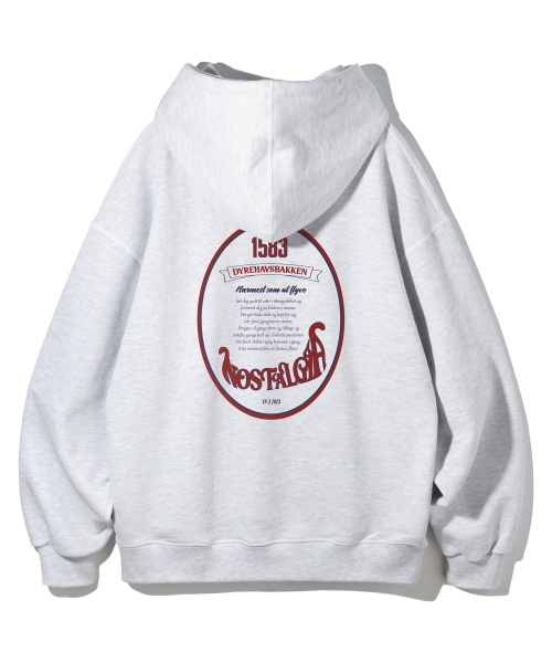 Худи Nostalgia BK6987_Melange White