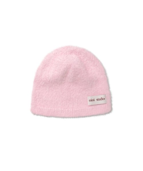 MUSINSA OIOICOLLECTION Colored Hairy Beanie Pink