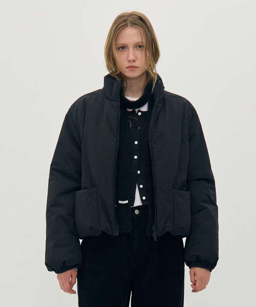 로우클래식(LOW CLASSIC) LC PUFFER JACKET_BLACK_LC244JP01BK