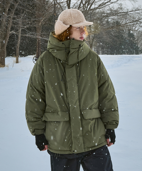 Минималистичный пуховик MPJ106 [KHAKI]