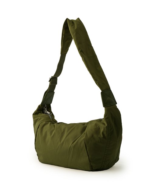 MUSINSA | PAPERBOY Basic shoulder bag-khaki