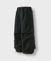 Below Cargo Parachute Pant - Black