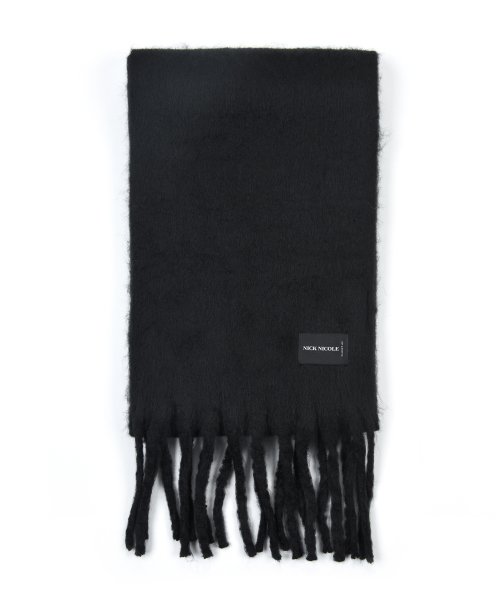 ◇NICK&NICOLE◇ PREMIUM BOLD SOFT MUFFLER_BLACK MUSINSA | NICK&NICOLE PREMIUM BOLD SOFT MUFFLER_BLACK