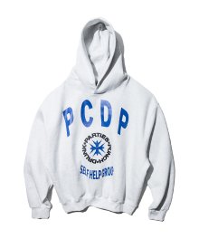 PCDP Oversized Hoodie (MELANGE WHITE)