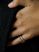 마티아스(MATIAS) Pattern Ring (Gold/Silver)