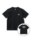 워크 인스파이어드 숏 슬리브 로고 티셔츠 - 블랙