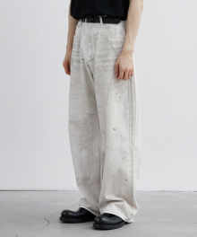 1704 DIRTY WHITE JEANS [MAX WIDE STRAIGHT]