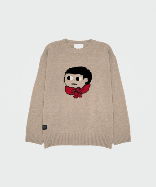 Свитер Bottari Man Face / Beige