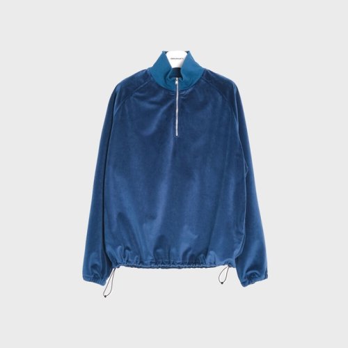 Велюровая толстовка на молнии (Blue)