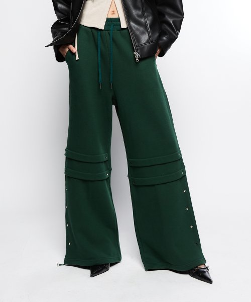 L7 LOGO SWEATPANTS(GREEN)