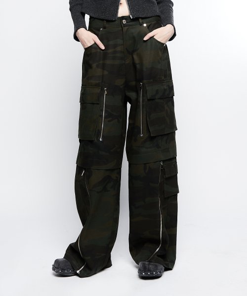 L7 WIDE POCKET PANTS(KHAKI)