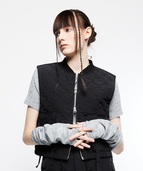 L7 QUILTING VEST(BLACK)