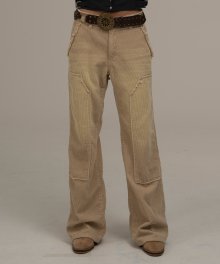 corduroy pants (beige)