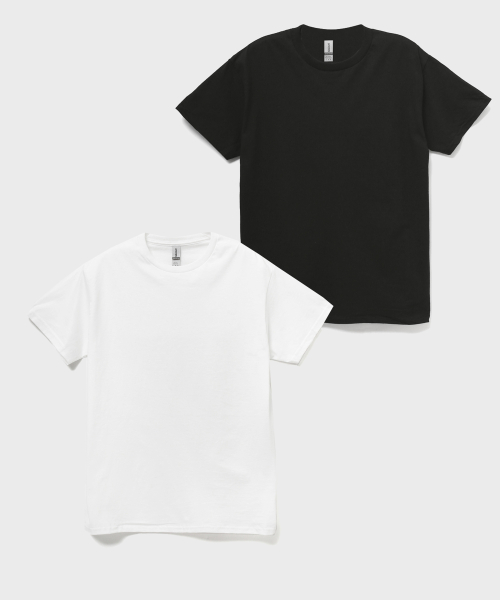 길단(gildan) [2PACK] 18수 USA FIT 베이식코튼 티셔츠