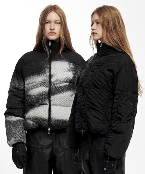 NACHE★韓国★男女兼用★GLARE REVERSIBLE PADDING (UNISEX) 나체(NACHE) GLARE REVERSIBLE PADDING (UNISEX) BLACK - 사이즈