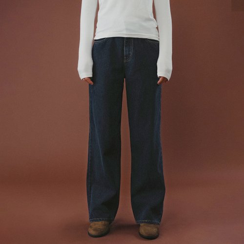 MUSINSA | URAGO Fancy wide denim pants