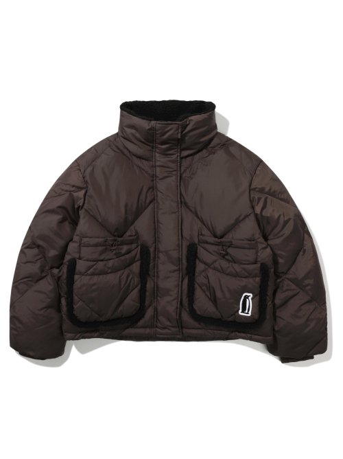 Женский пуховик Earth Penguin_Brown