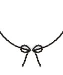 스칼렛또(SCALETTO) [Surgical steel] SDJ205 Ribbon Mini Beads Necklace