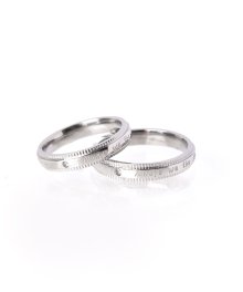 [Couple][Surgical Steel] SDJ402 Lettering Cubic Point Ring