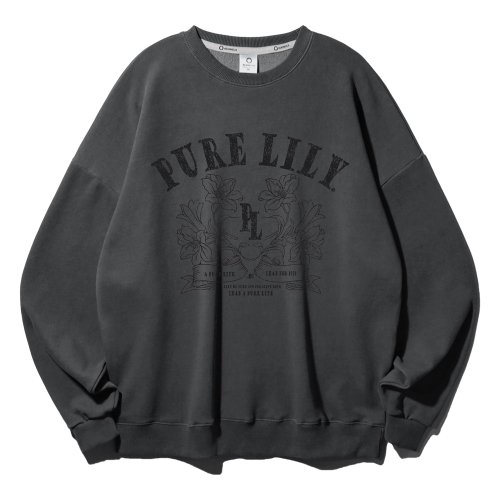 Pure Lily пигментный оверсайз свитшот MAR779 (2 Color)