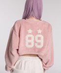 우아(OOH-AHH) 89 플리스 스웨트 셔츠 (핑크)