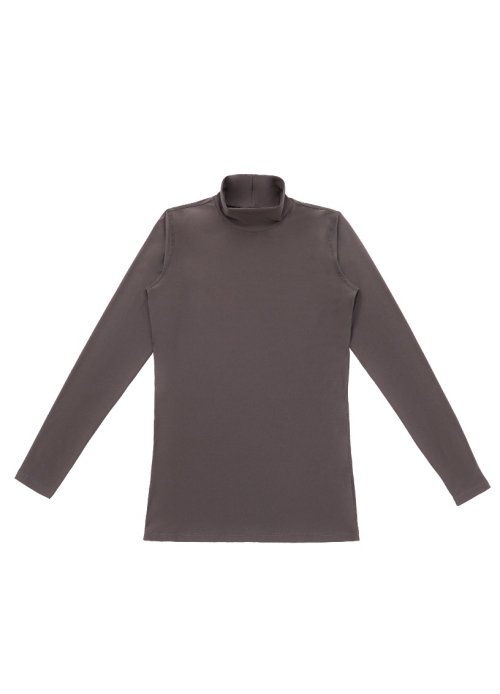 [UPW3137] Женский мягкий лонгслив UPST GOLF с высоким горлом Charcoal