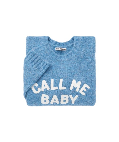 MUSINSA | CALL ME BABY CMB Bunny Sweater _ Tiffany Blue