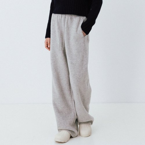 wool banding pants (gray)
