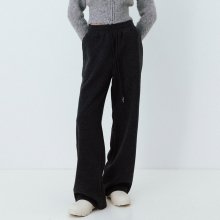 wool banding pants (charcoal)