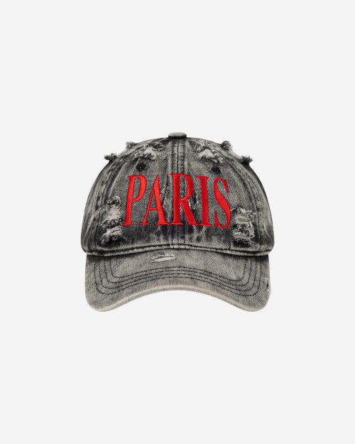 2000아카이브스(2000ARCHIVES) PARIS BALL CAP (BLACK DENIM