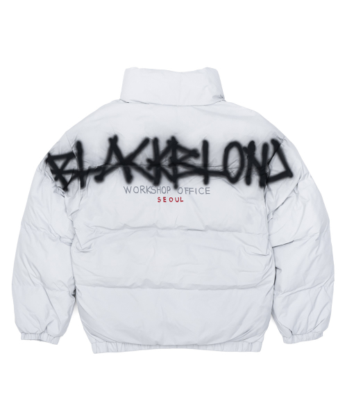Пуховик с логотипом BBDE MT Spraid (Light Grey)