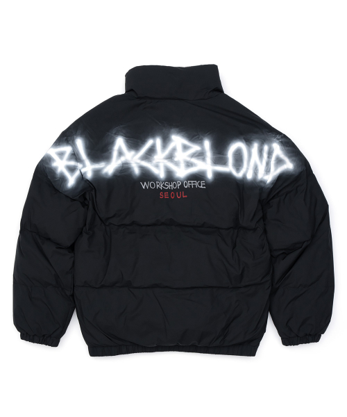 Пуховик с логотипом BBDE MT Sprayed (Black)