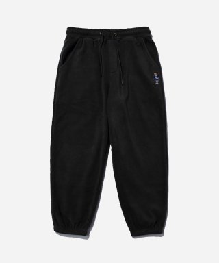 MUSINSA  BADBLOOD Small logo knit sweatpants - black