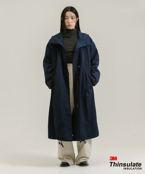 3m Thinsulate Overfit Padding Coat_Navy