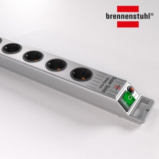 브레넨스툴(BRENNENSTUHL) 고용량 폴리카보네이트 안전접지 멀티탭 수퍼솔리드 5구