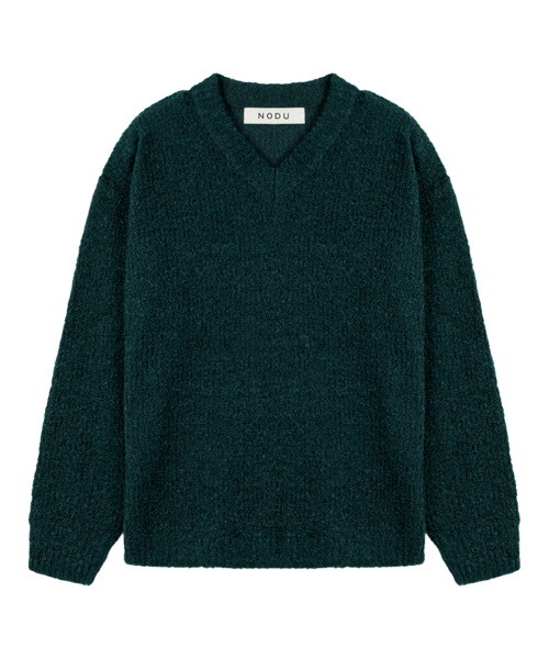 Буклированный шерстяной свитер Stay (Green)