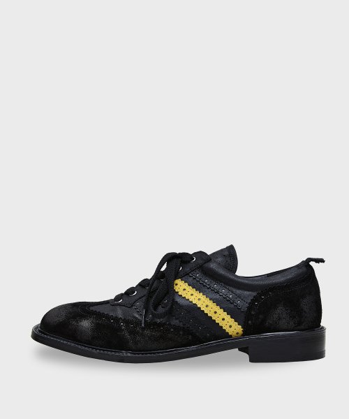 네거티브쓰리(NEGATIVE THREE) Oxford Sneakers BLACK&YELLOW - 사이즈 & 후기 | 무신사