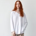 코즈넉(KOZNOK) 홀리 브이넥 여성 긴팔 티셔츠
