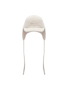 MATIN FLEECE SOLID TRAPPER HAT IN IVORY
