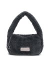 PLUFFY TOTE BAG IN CHARCOAL