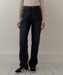 블랭크03(BLANK03) straight fit jeans (deep blue)