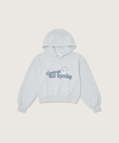 Худи CASPER X PLAC Spooky Casper Light Gray