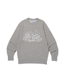 [Champion Seoul Collection] C로고 French Terry 크루넥 스웨트셔츠 (OXFORD GREY) CKTS3FC31G2