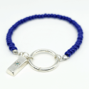 하카블랙스(HAKKABLACKS) The Sun Rectangle Blue Bracelet